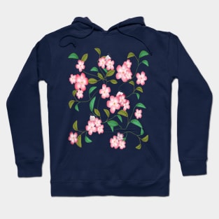 Cherry Blossoms and Leaves Hoodie